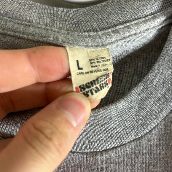 vintage 1984 OZZY OSBOURNE Ozzy For President double sided tee shirt LARGE - Picture 6 of 8